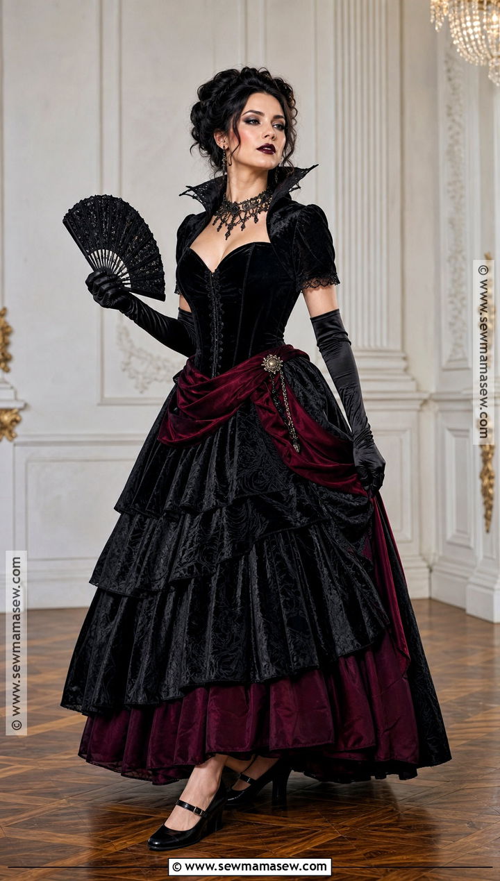 Gothic Vampire Ball Gown - 45 vampire dress ideas