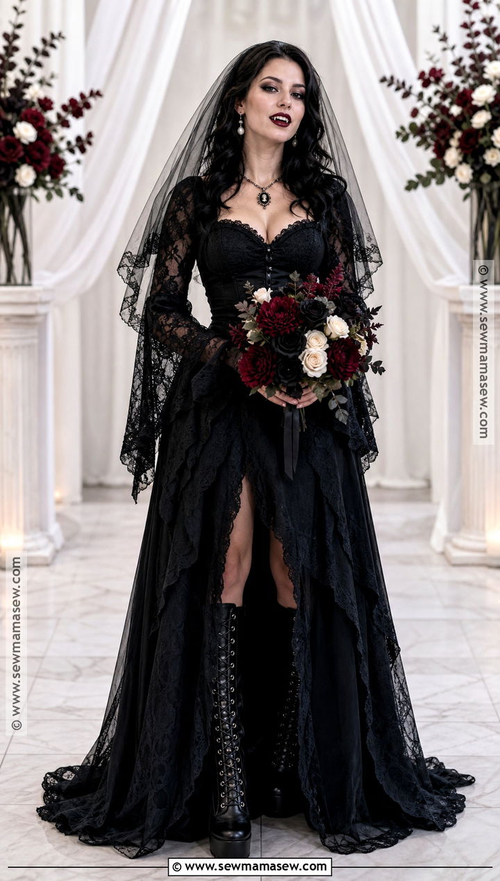 Gothic Vampire Bride Costume - 35 vampire costume ideas