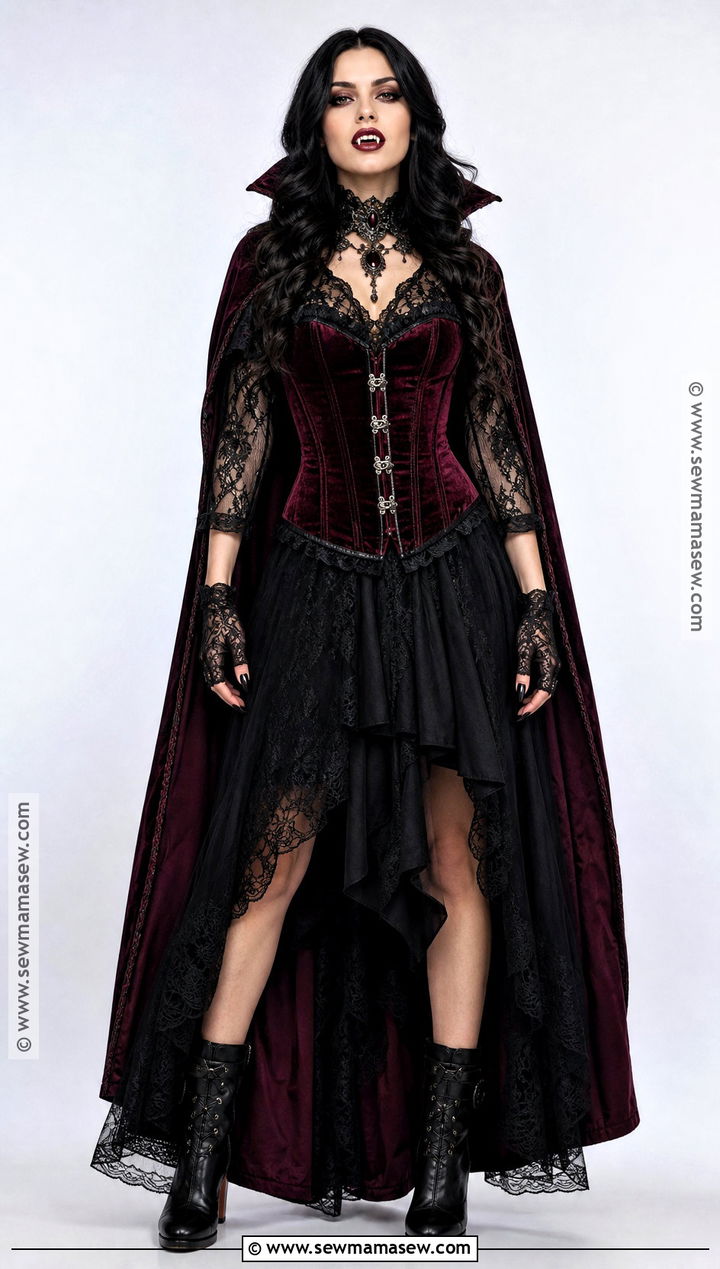 Gothic Vampire Corset Costume - 35 corset costumes