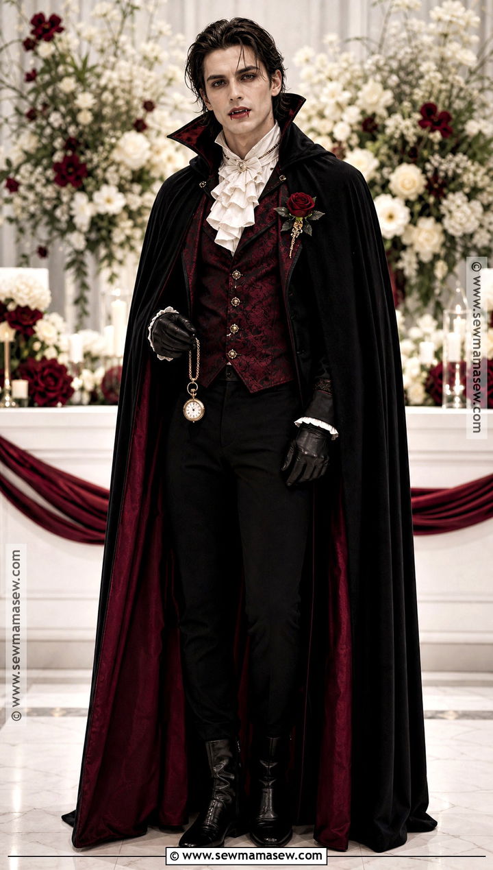 Gothic Vampire Groom Costume - 35 vampire costume ideas