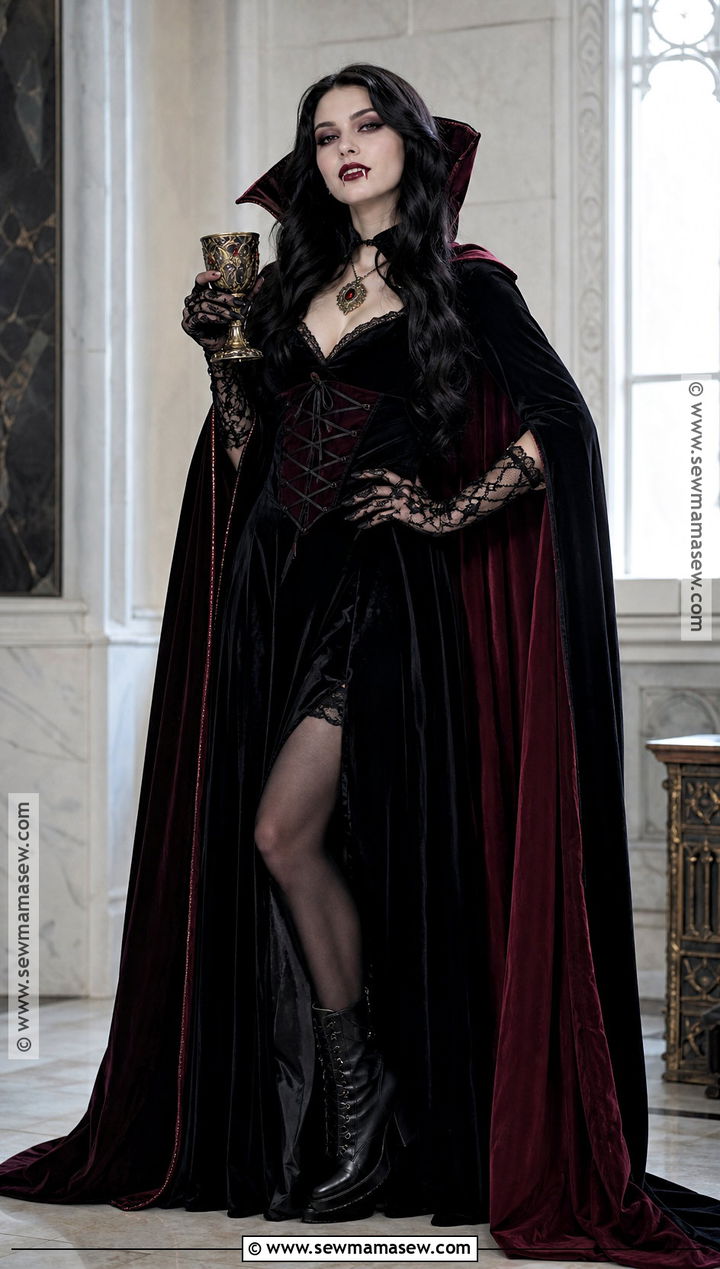 Gothic Vampire Queen Cosplay - 30 scary cosplay ideas