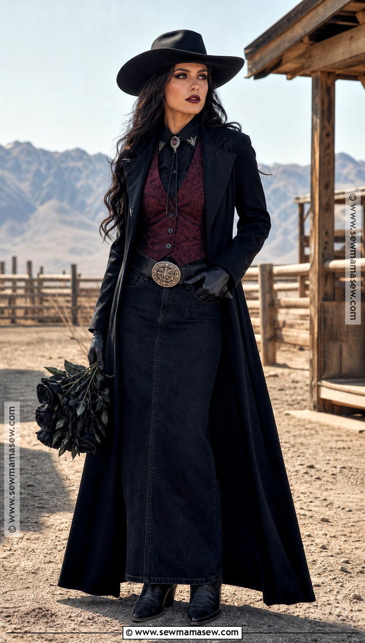Gothic Western Costume - 35 Gothic Halloween Costumes