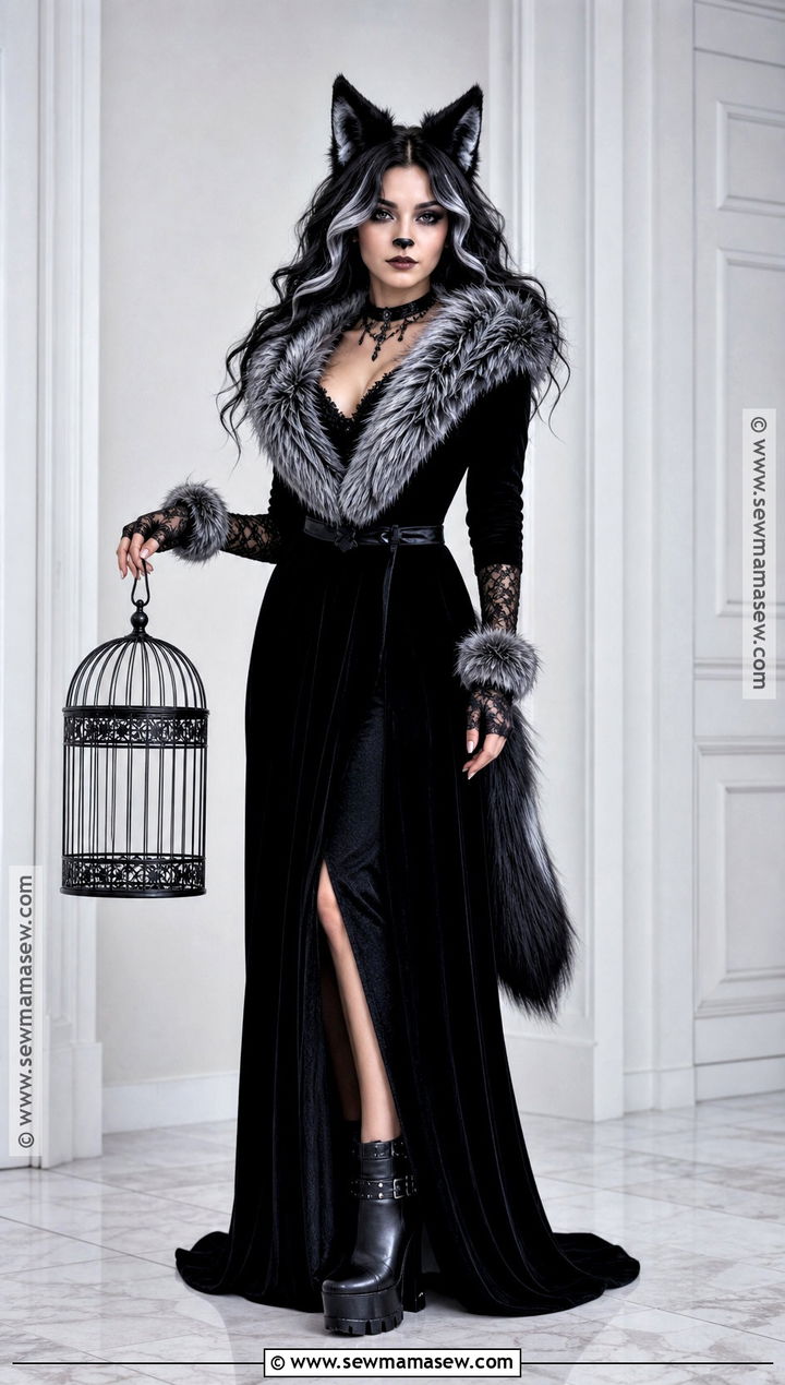 Gothic Wolf Costume - 40 wolf costume ideas