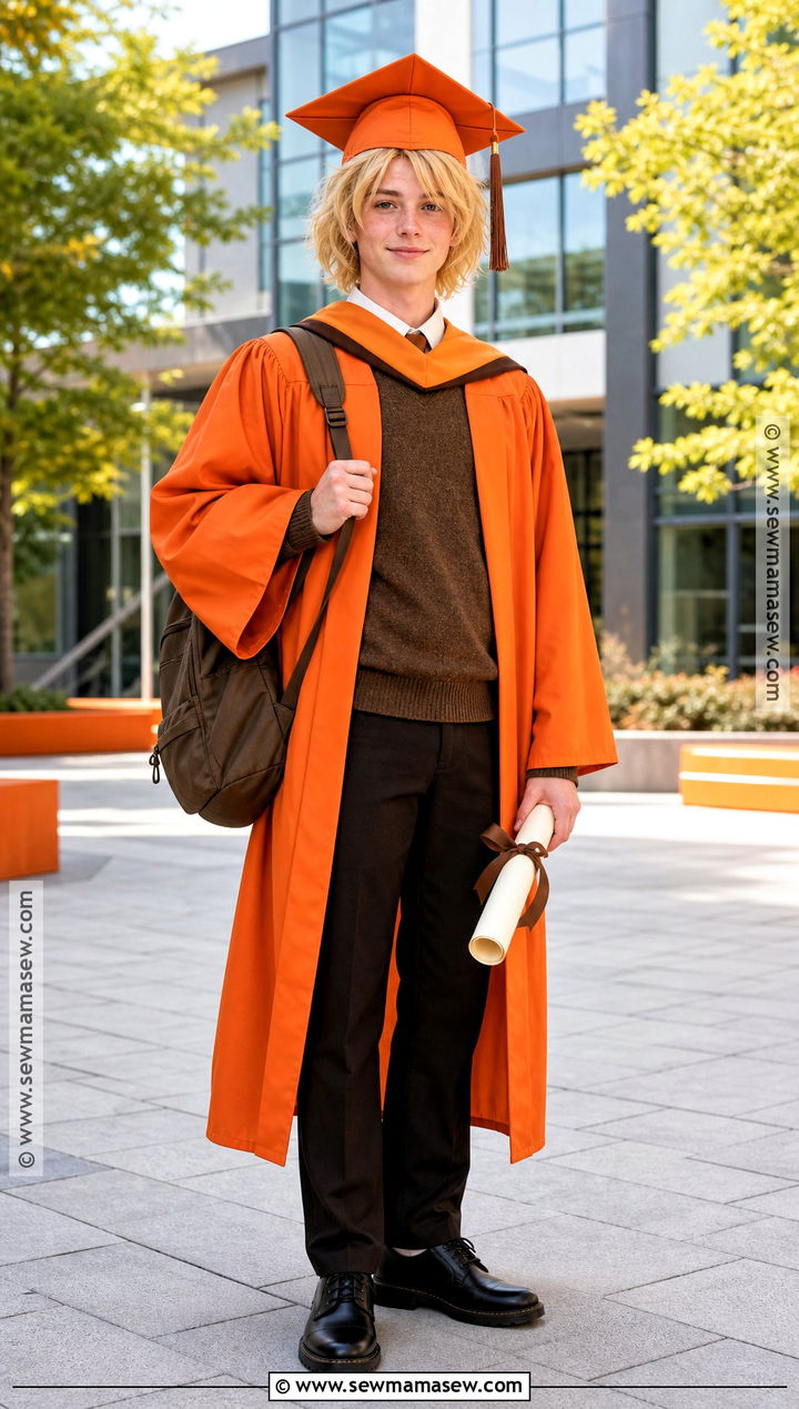 Graduation Kenny Cosplay With Orange Gown - 30 Kenny Cosplay Ideas