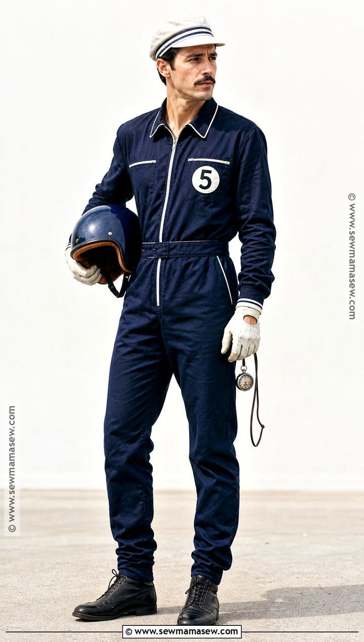 Graham Hill Vintage Driver Costume - 30 F1 Driver Halloween Costume Ideas