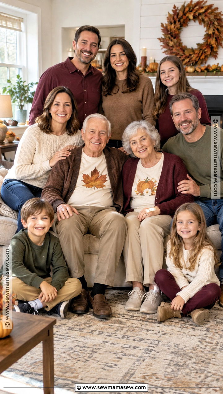Grandma And Grandpa Thanksgiving T Shirts With Khakis - 15 thanksgiving tshirt ideas for family