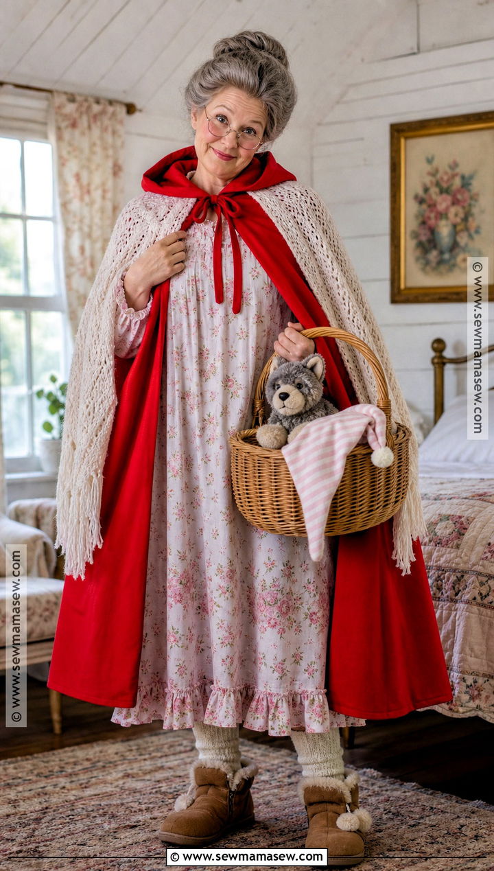 Grandma Disguise Little Red Costume - 30 Little Red Costume Ideas