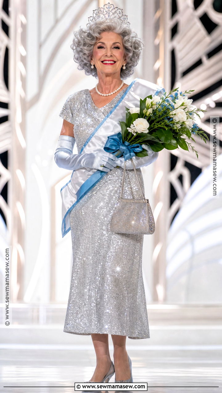 Grandma Pageant Queen Costume - 40 old lady costume ideas
