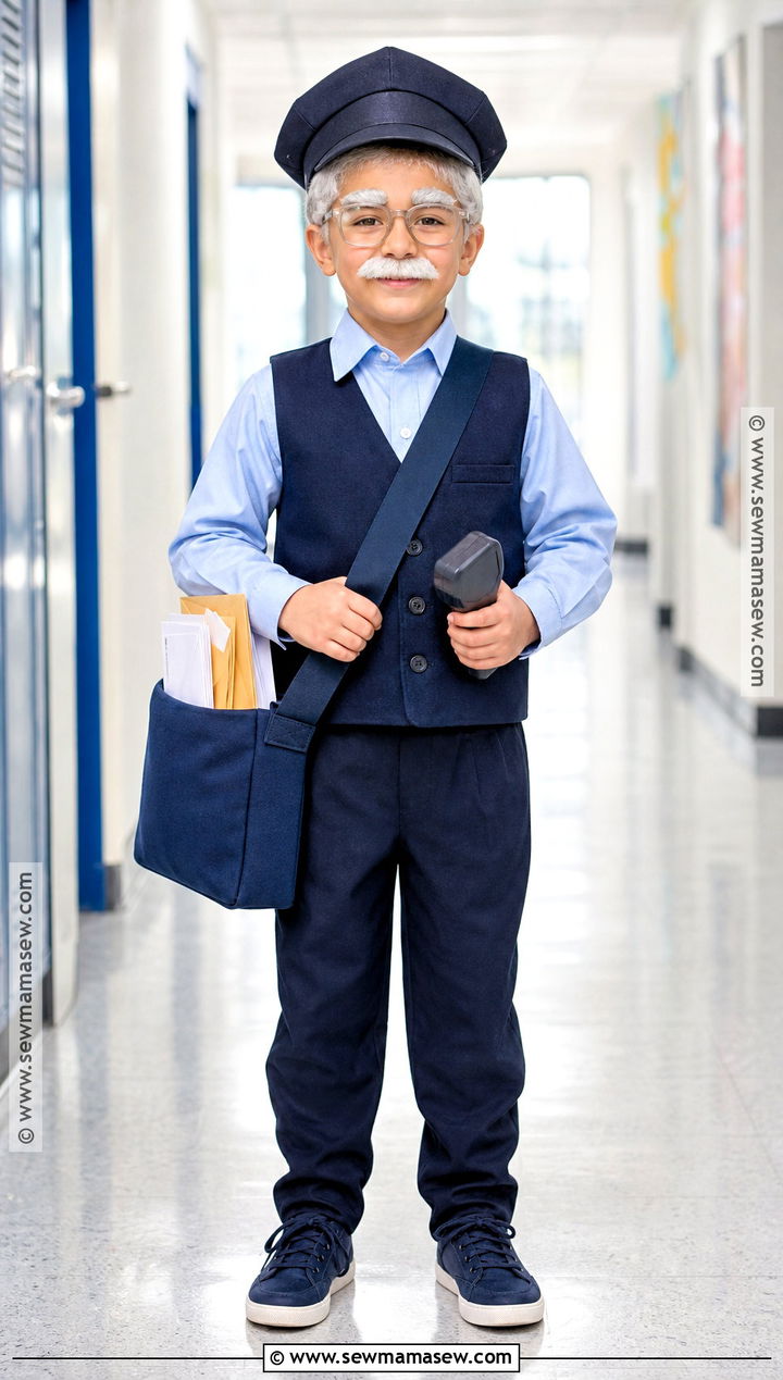 Grandpa Mail Carrier Costume - 30 100 days of school dress up ideas for boys