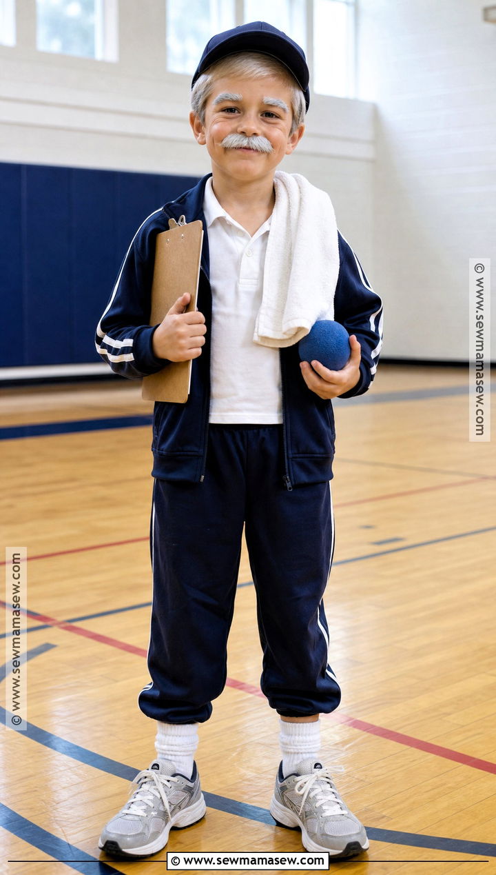 Grandpa Sports Coach Costume - 30 old man costume ideas for kids