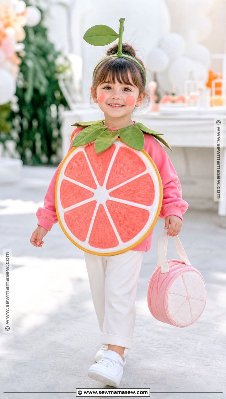 Grapefruit Costume For Kids - 30 fruit costumes for kids