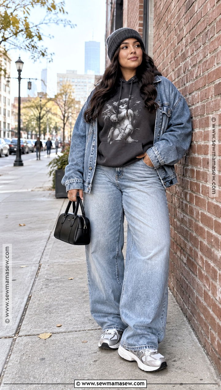 Graphic Hoodie And Baggy Jeans Fall Streetwear Outfit - 15 fall streetwear ideas 2026