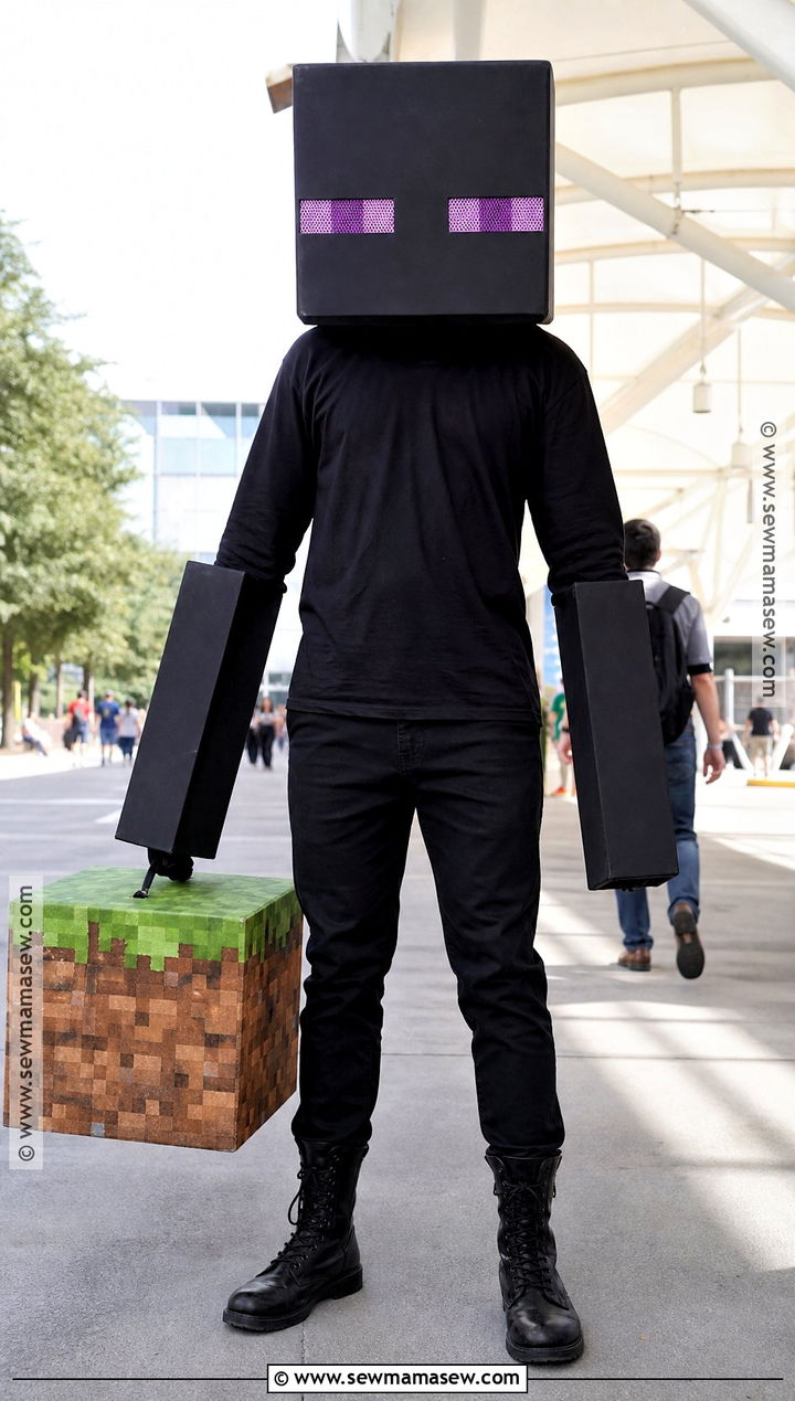 Grass Block Enderman Cosplay - 35 enderman cosplay ideas