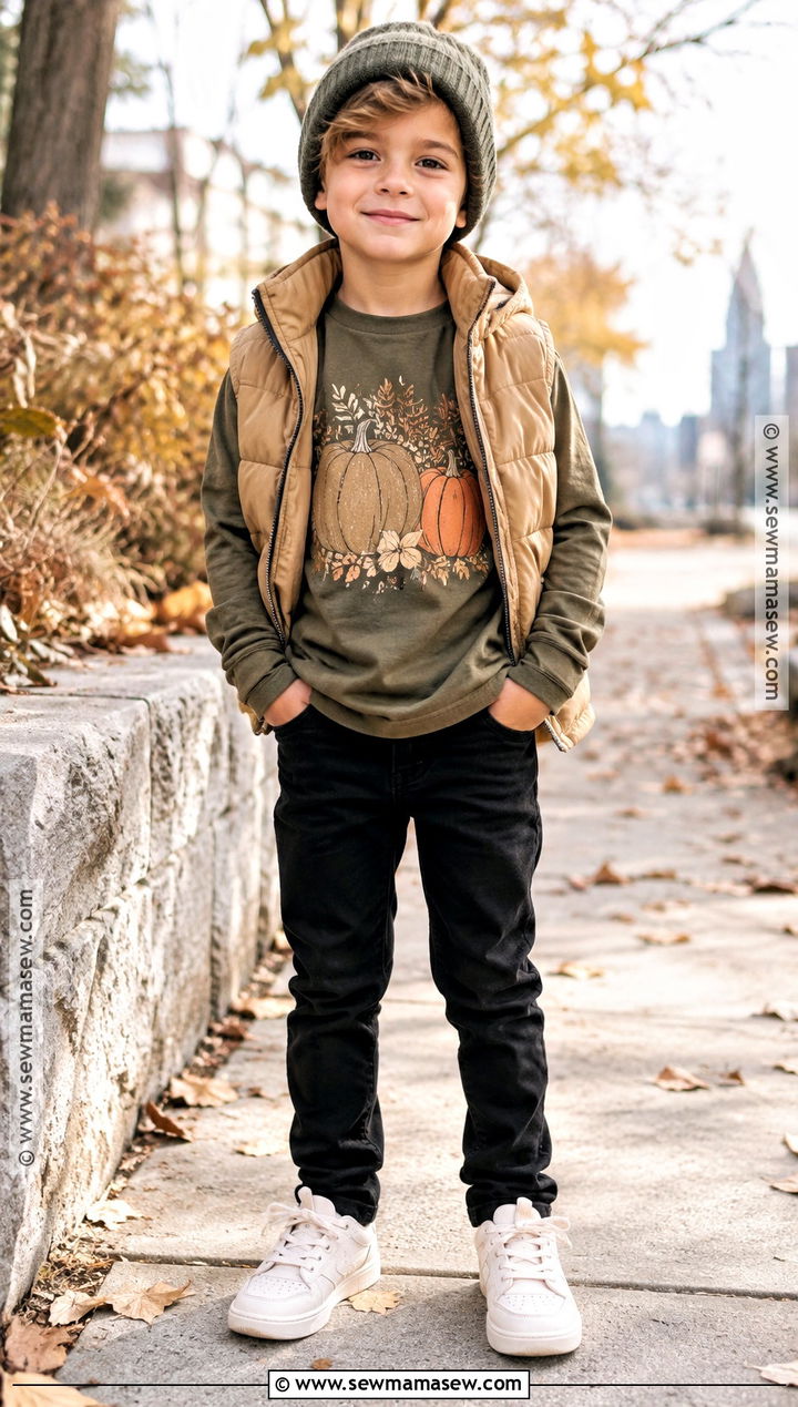 Grateful Kids Thanksgiving Shirt Outfit - 15 thanksgiving shirt ideas for kids