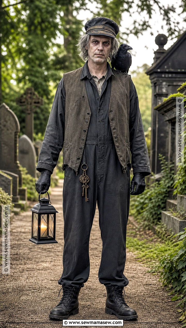 Graveyard Groundskeeper Costume - 40 scary halloween costume ideas