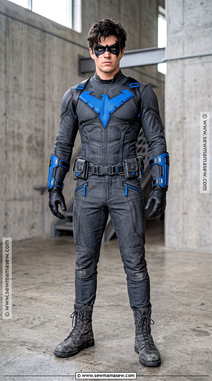 Gray And Blue Nightwing Costume - 35 nightwing costumes