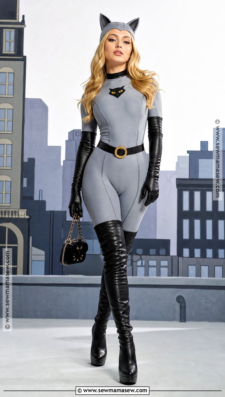 Gray Animated Catwoman Cosplay - 40 catwoman cosplay ideas