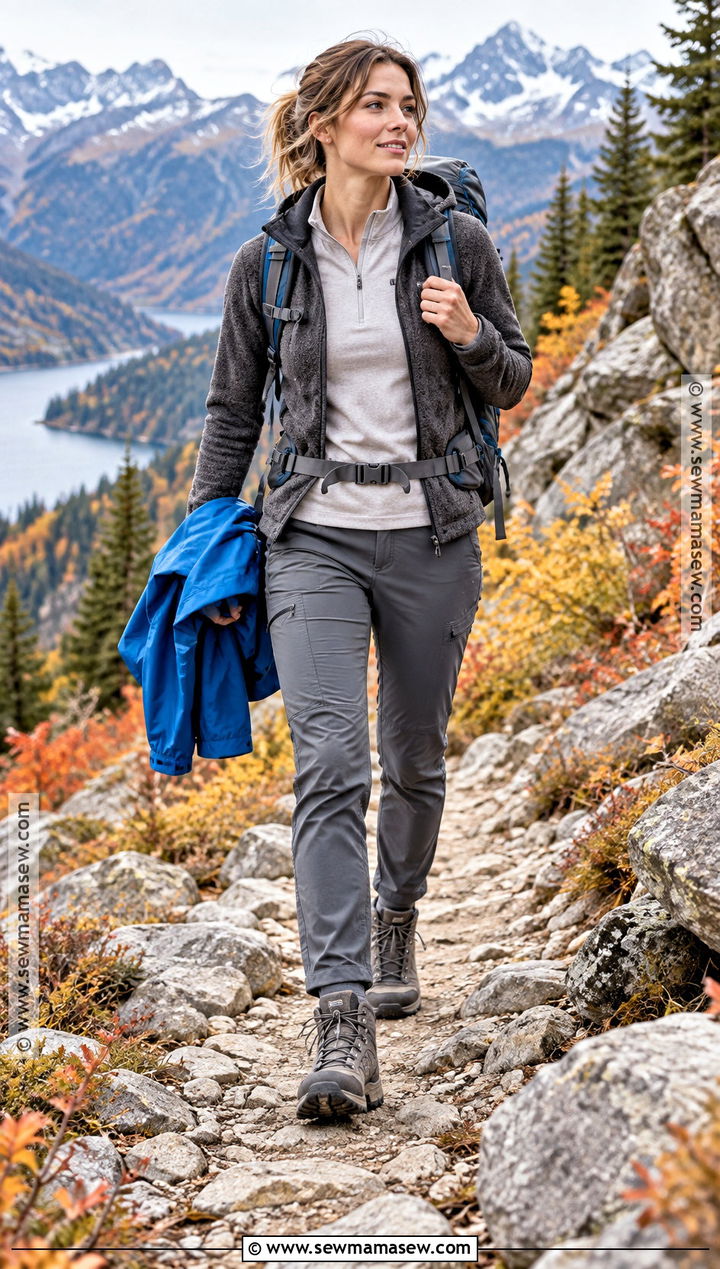 Gray Autumn Hiking Boots With Softshell Pants - 15 Autumn Hiking Boots
