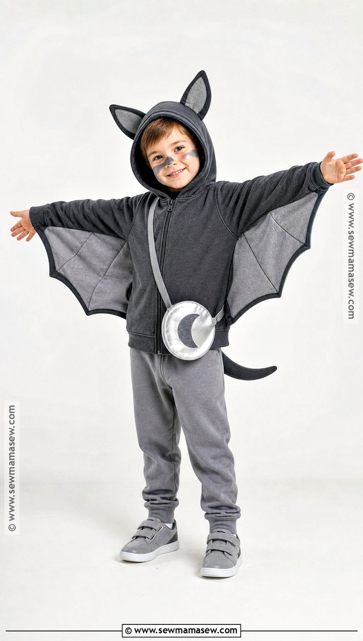 Gray Bat Costume - 30 bat costume ideas for kids