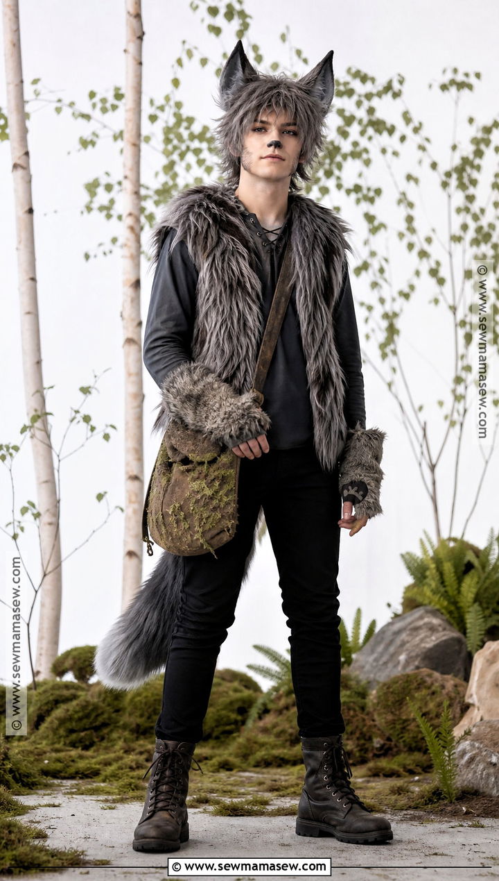 Gray Forest Wolf Cosplay - 30 wolf cosplay ideas