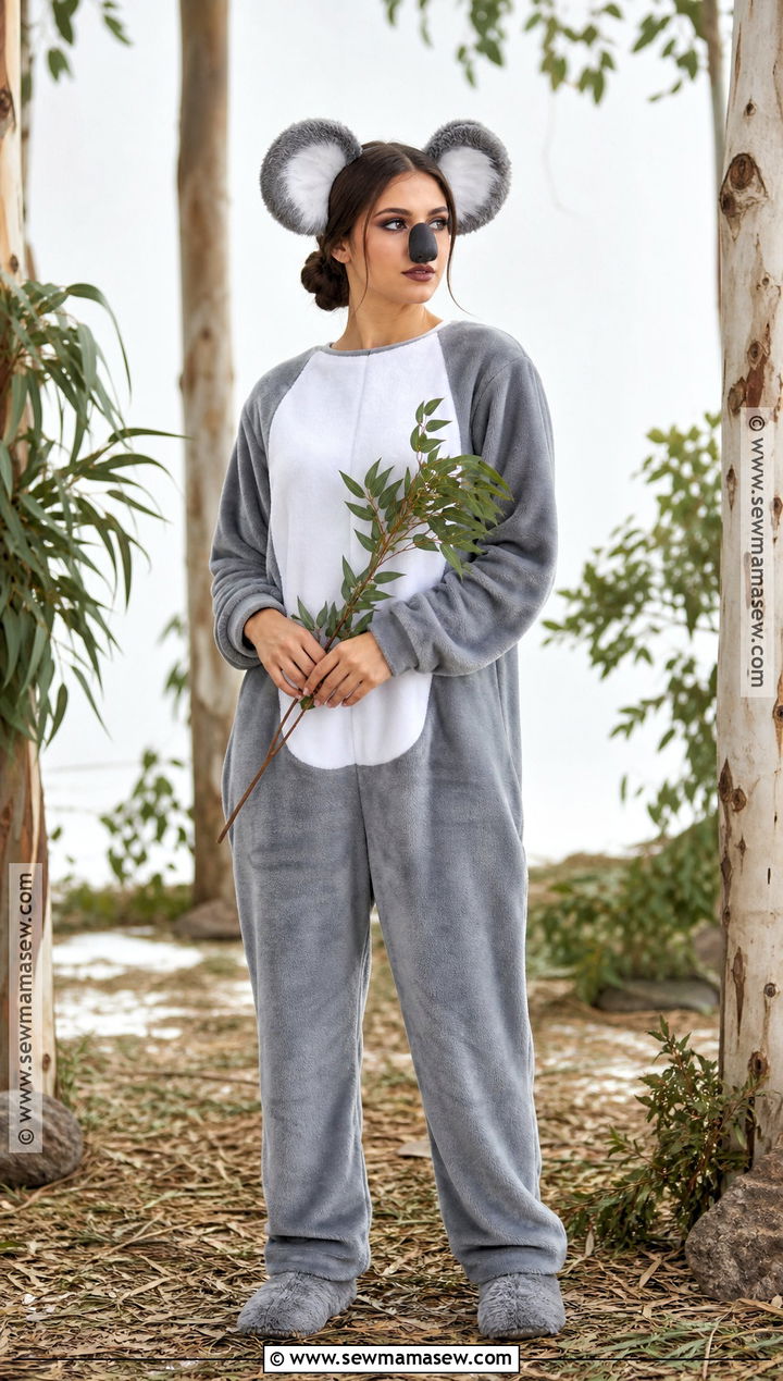 Gray Koala Costume - 40 animal costume ideas