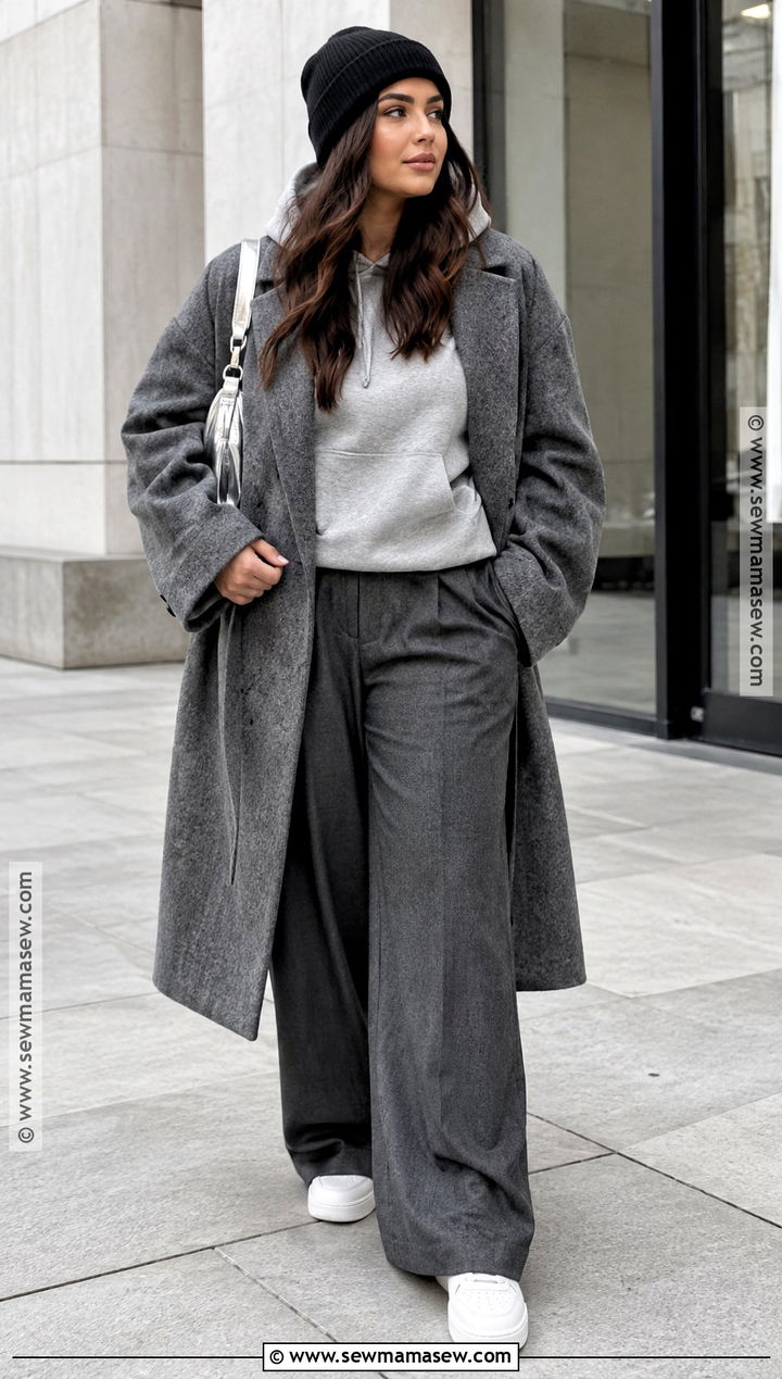 Gray Monochrome Streetwear Outfit - 15 Fall 2026 Streetwear Ideas
