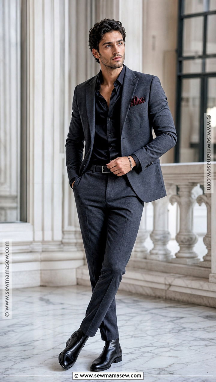 Gray Suit Vampire Outfit - 30 modern vampire outfit ideas for men