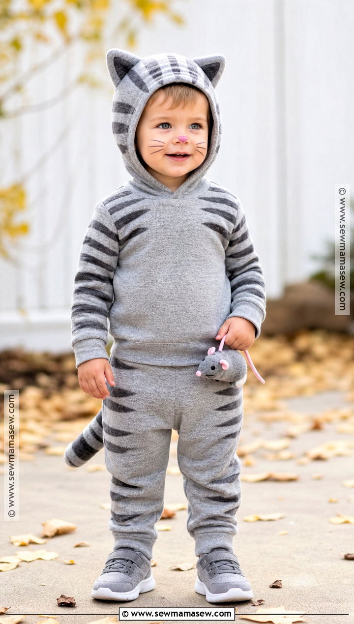 Gray Tabby Cat Costume - 30 toddler cat costume ideas