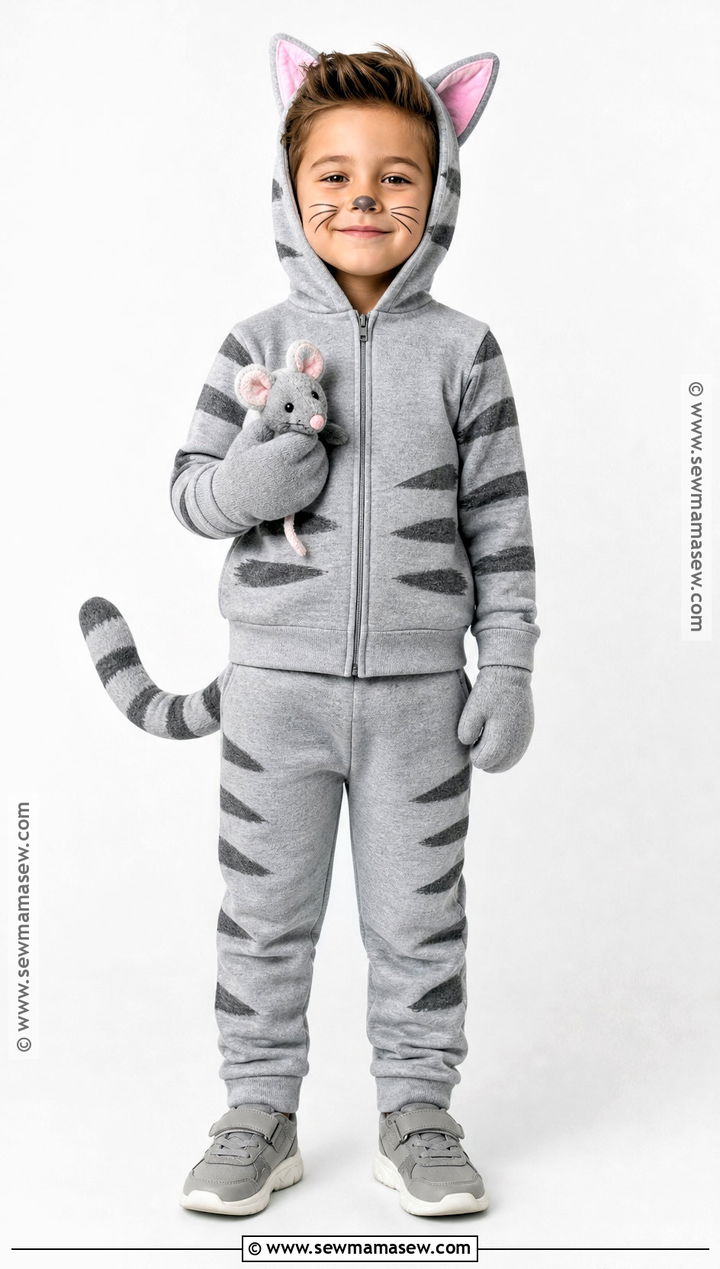 Gray Tabby Cat Costume - 30 cat costume ideas for kids