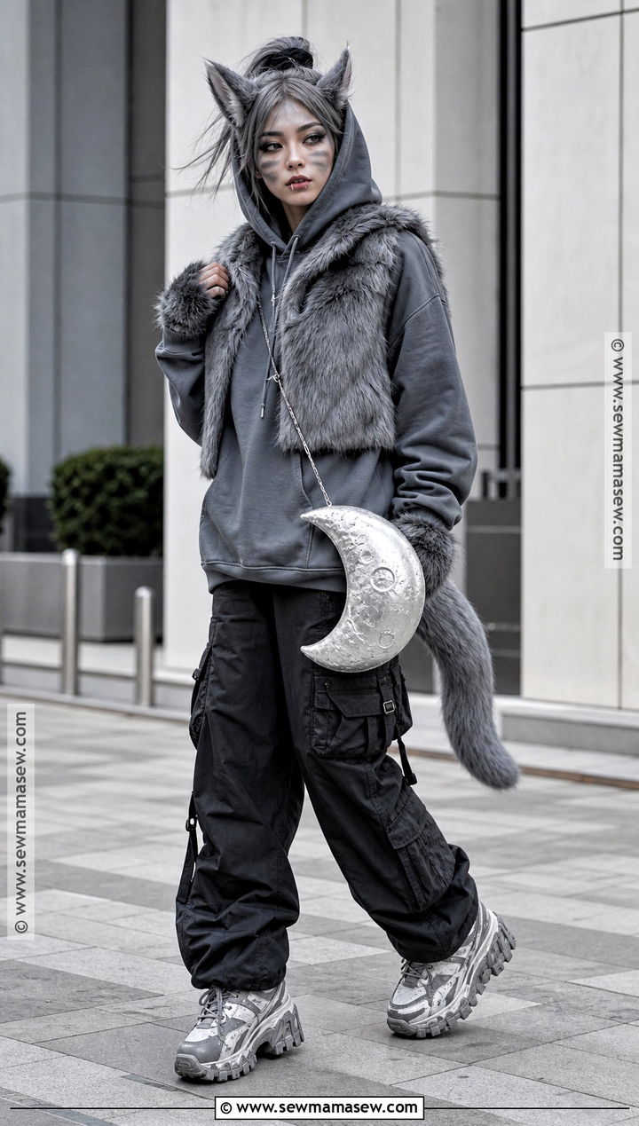 Gray Urban Werewolf Costume - 30 werewolf costume ideas for females