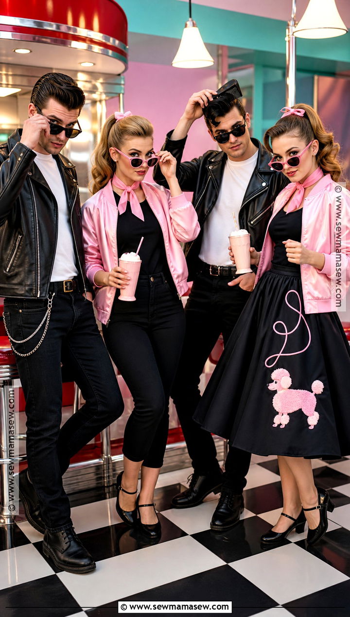 Grease Double Date Costume - 30 double date halloween costumes