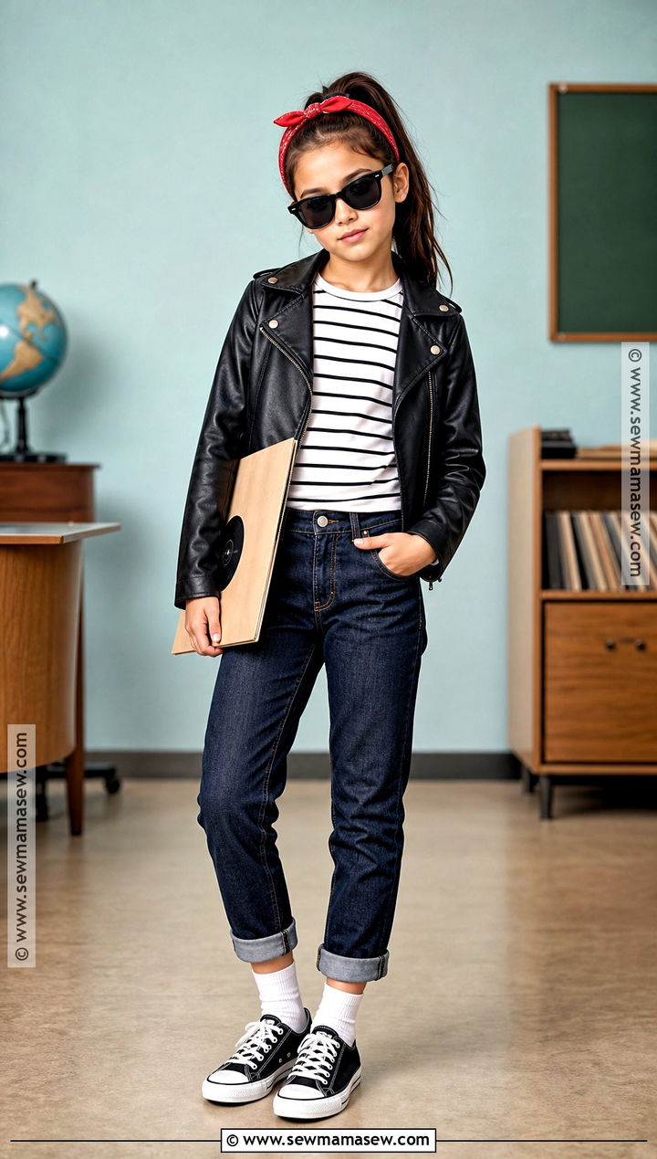 Greaser Girl 50th Day of School Outfit - 30 50th day of school dress up ideas
