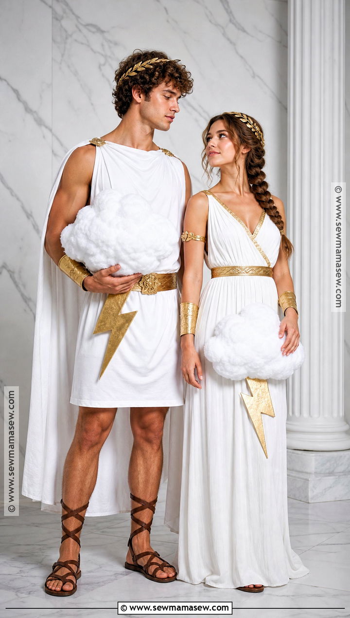 Greek God And Goddess Couple Costume - 35 best halloween costumes for couples
