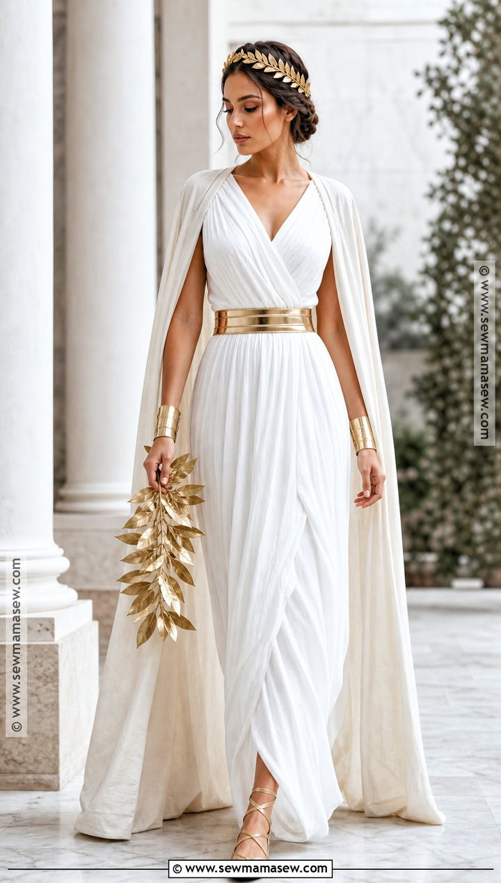 Greek Goddess Costume - 45 solo halloween costumes for women