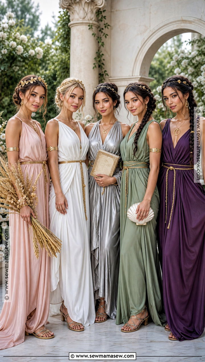 Greek Goddess Group Costume - 35 girl group halloween costumes