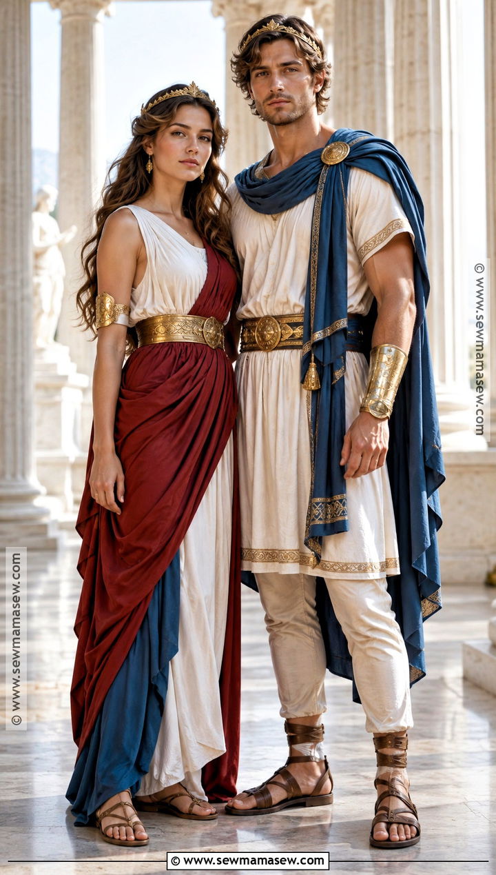 Greek Goddess Wonder Woman Couple Costume - 30 wonder woman couple costume ideas