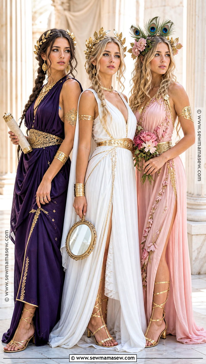 Greek Goddesses Trio Costume - 35 Trio Halloween Costumes for Women