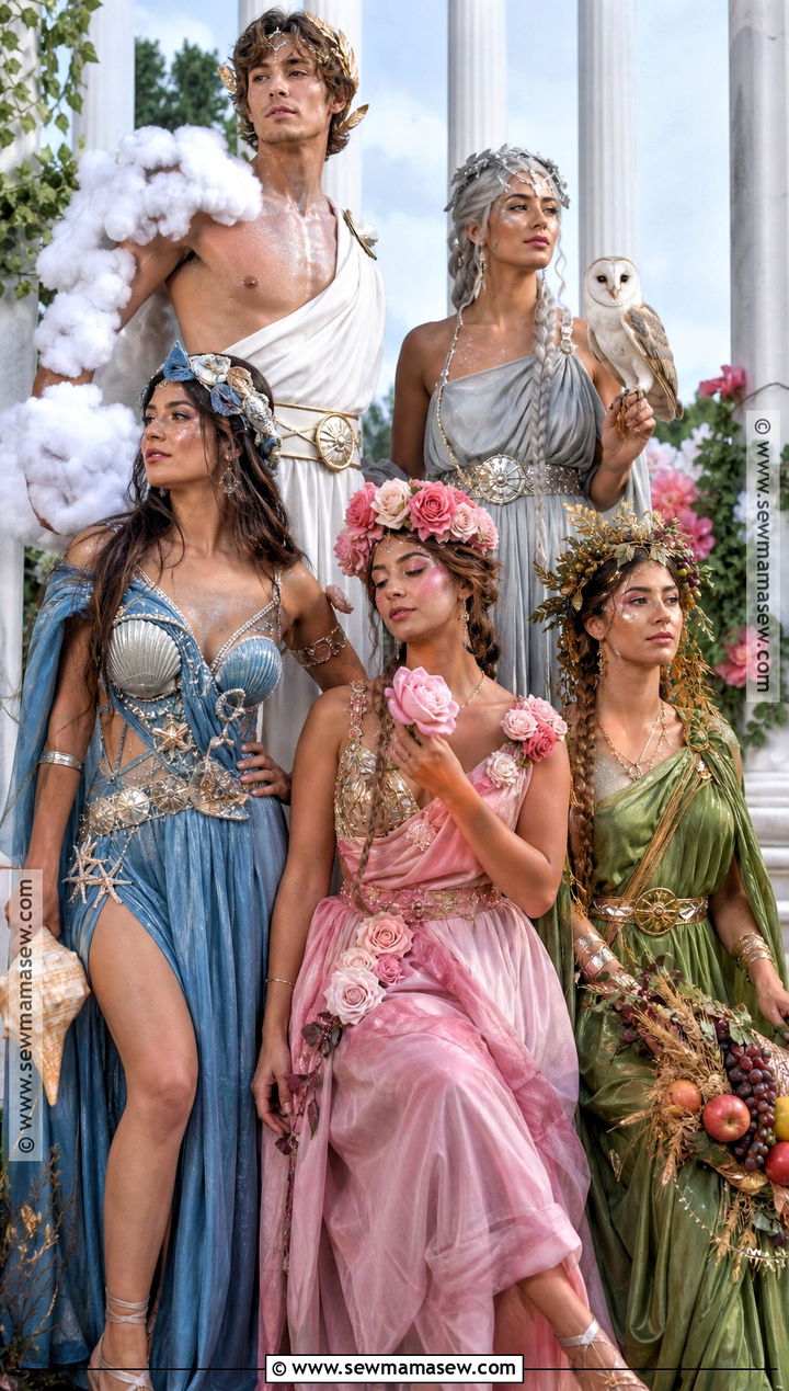 Greek Gods And Goddesses Costume - 35 5 people halloween costumes