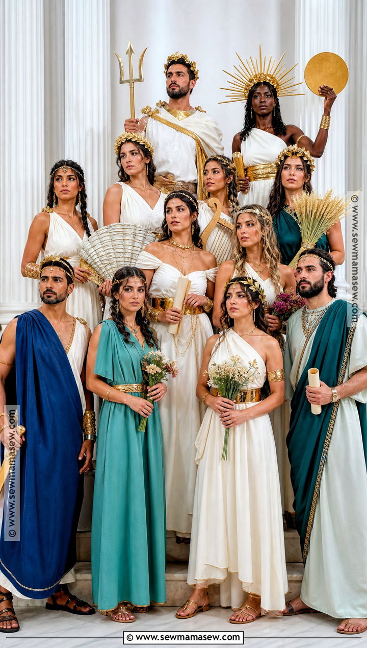 Greek Gods Group Costume - 30 halloween costumes for big groups