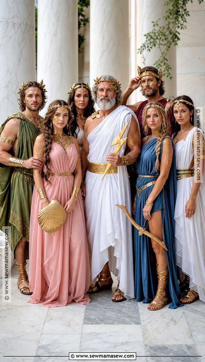 Greek Gods Group Costume - 35 big group costume ideas