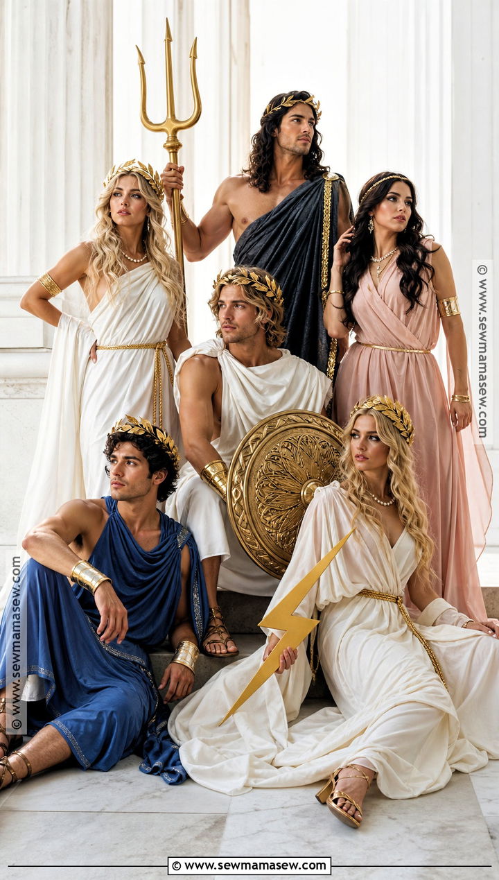 Greek Gods Group Costume - 30 best group halloween costumes