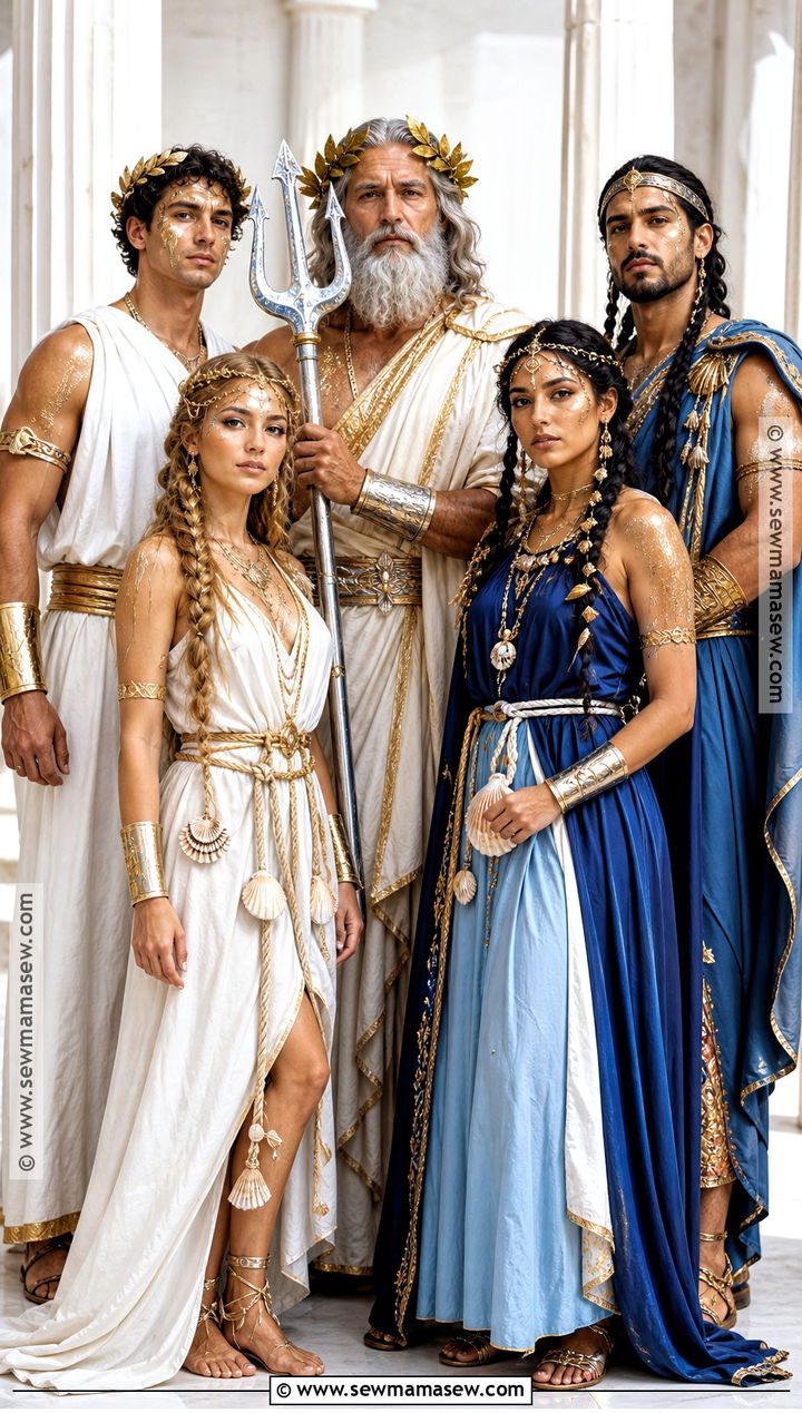 Greek Gods Group Halloween Costume - 35 group of 5 halloween costumes