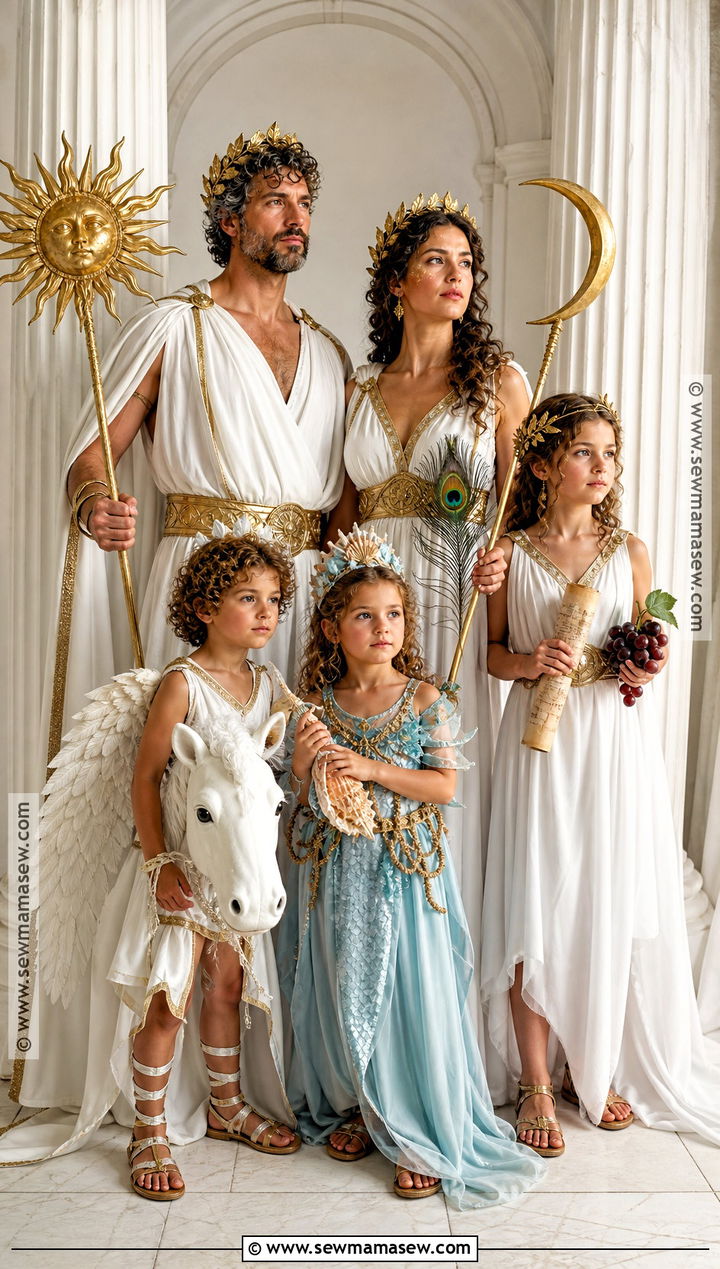 Greek Mythology Family Costume - 50 family halloween costumes