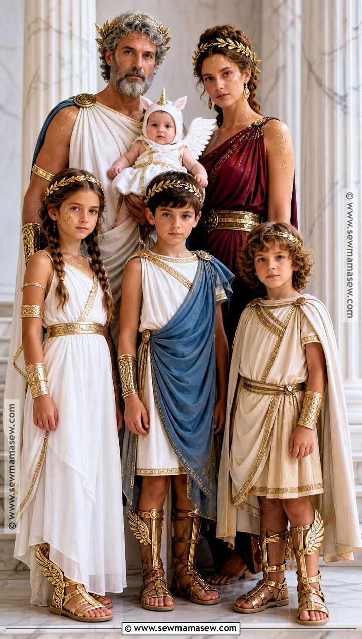 Greek Mythology Family Costume - 45 family costume ideas