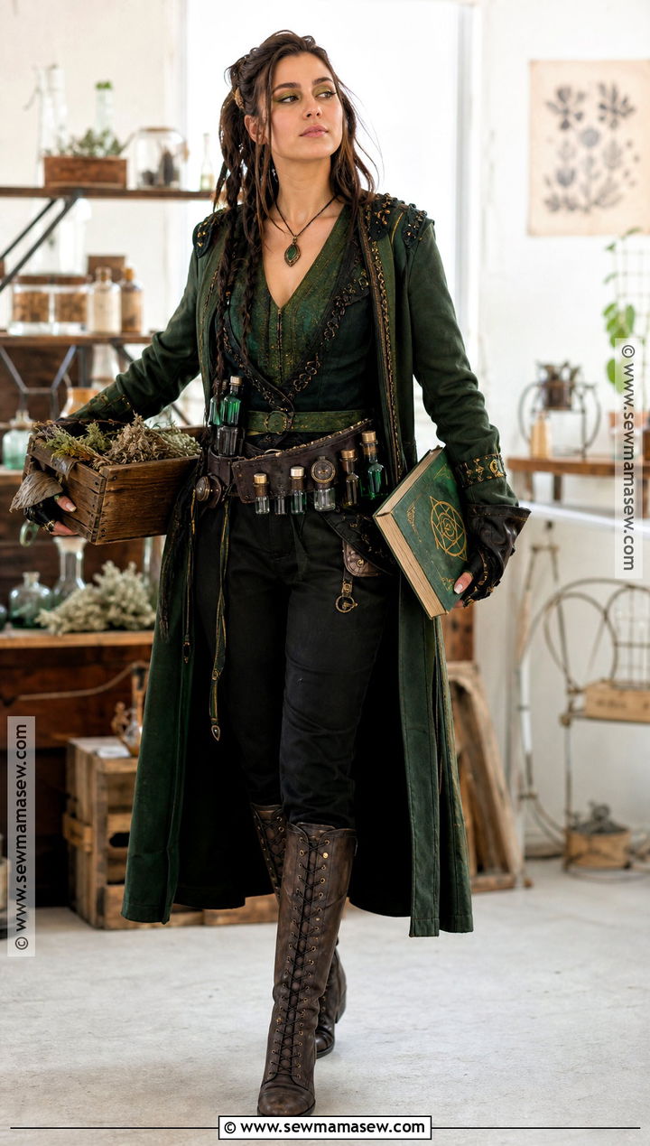 Green Alchemist Warlock Costume - 30 warlock costume ideas