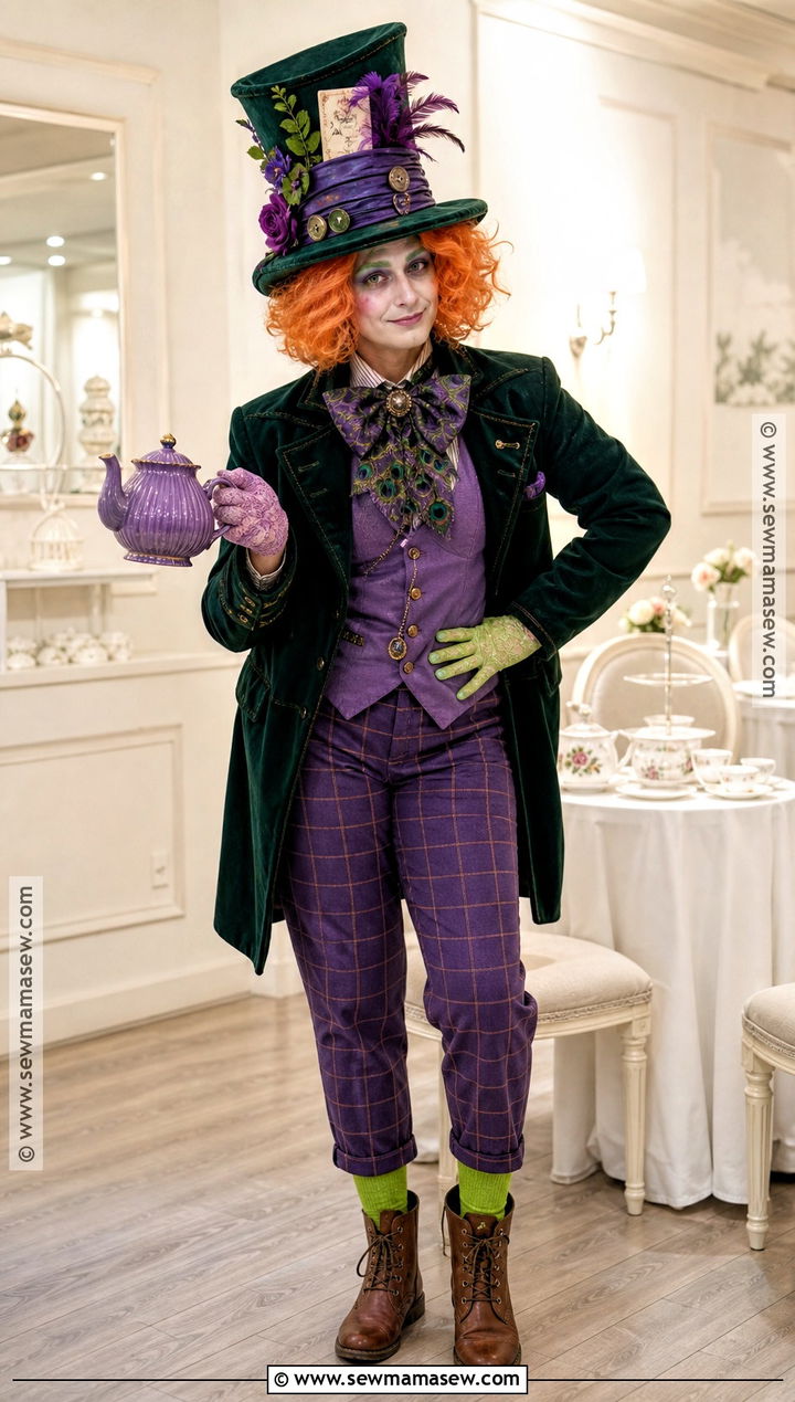 Green And Purple Mad Hatter Cosplay - 35 Mad Hatter Cosplay Ideas