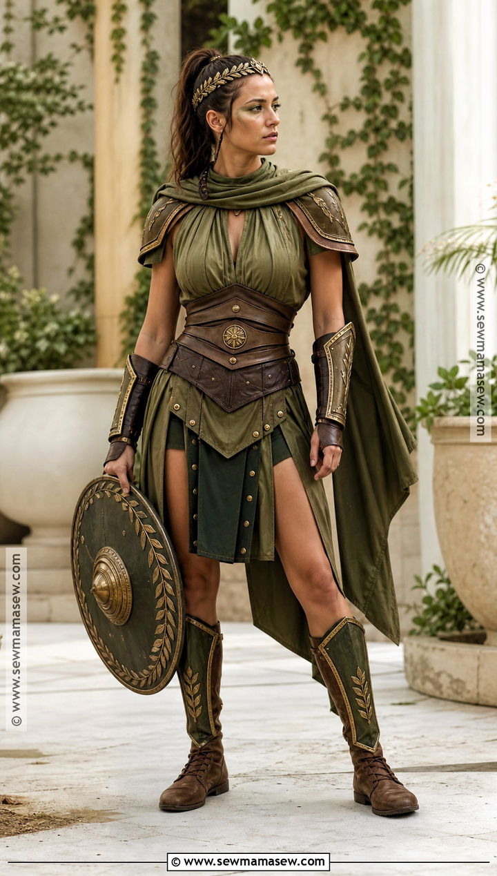 Green Arena Gladiator Costume - 30 Gladiator Costume Ideas for Women