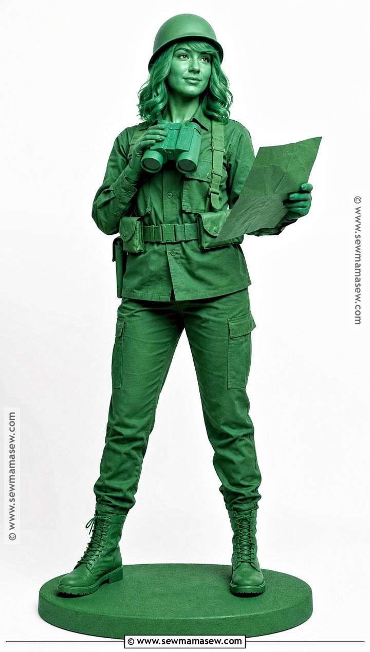 Green Army Toy Costume - 35 army costume ideas for women