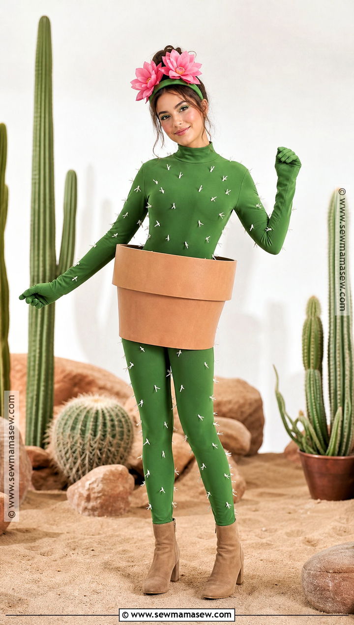 Green Cactus Costume - 35 green halloween costumes