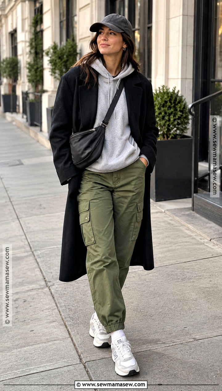 Green Cargo Pants With Gray Hoodie - 20 green cargo pants outfit fall